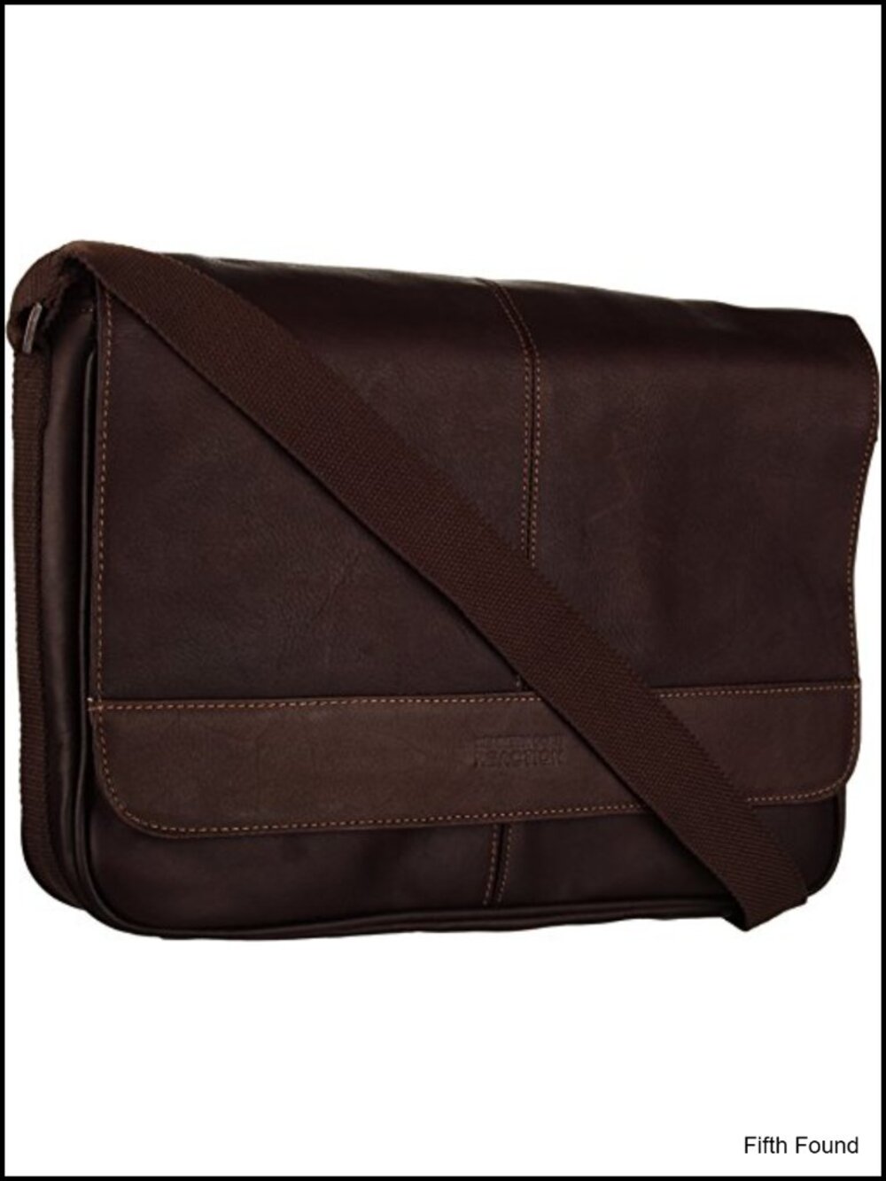 Colombian Leather Slim Messenger Bag